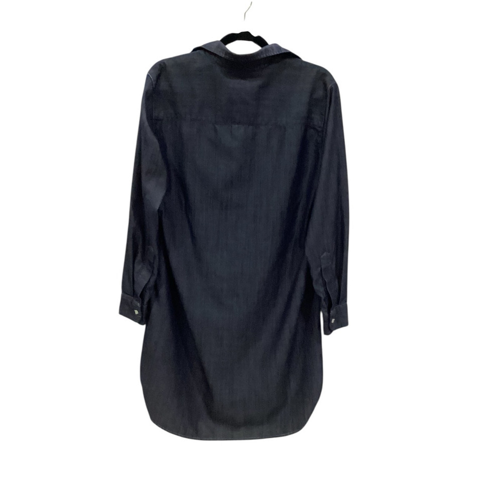 Frank & Eileen Mary Raw Rinse Denim Famous Denim Shirtdress Long Sleeve Small - Picture 10 of 15